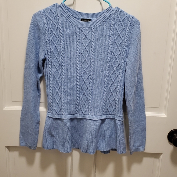 Blue ruffle sweater - Picture 1 of 2